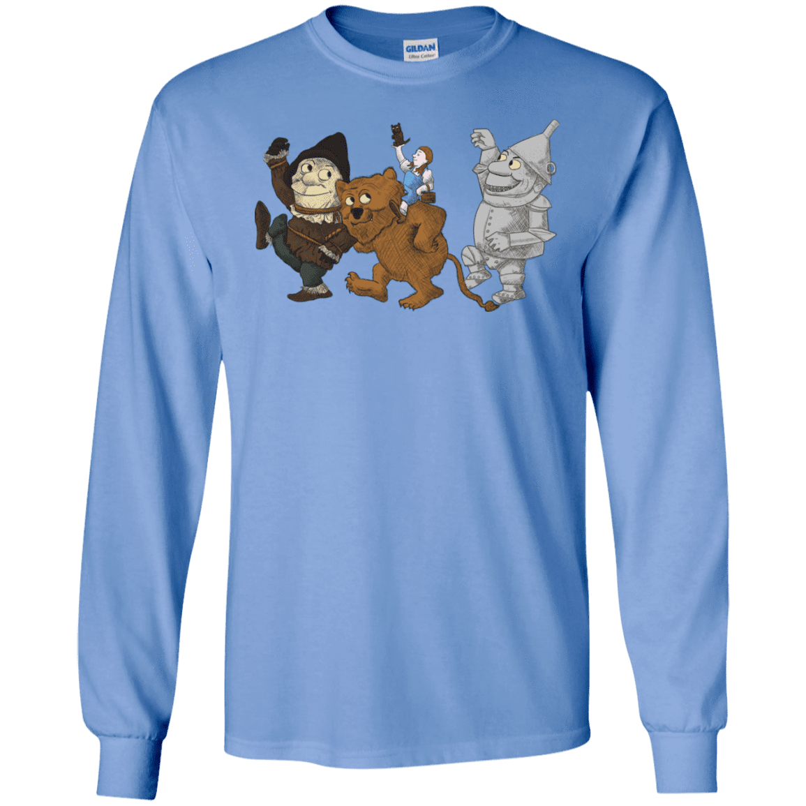 T-Shirts Carolina Blue / S Where the Friends Things Are Men's Long Sleeve T-Shirt