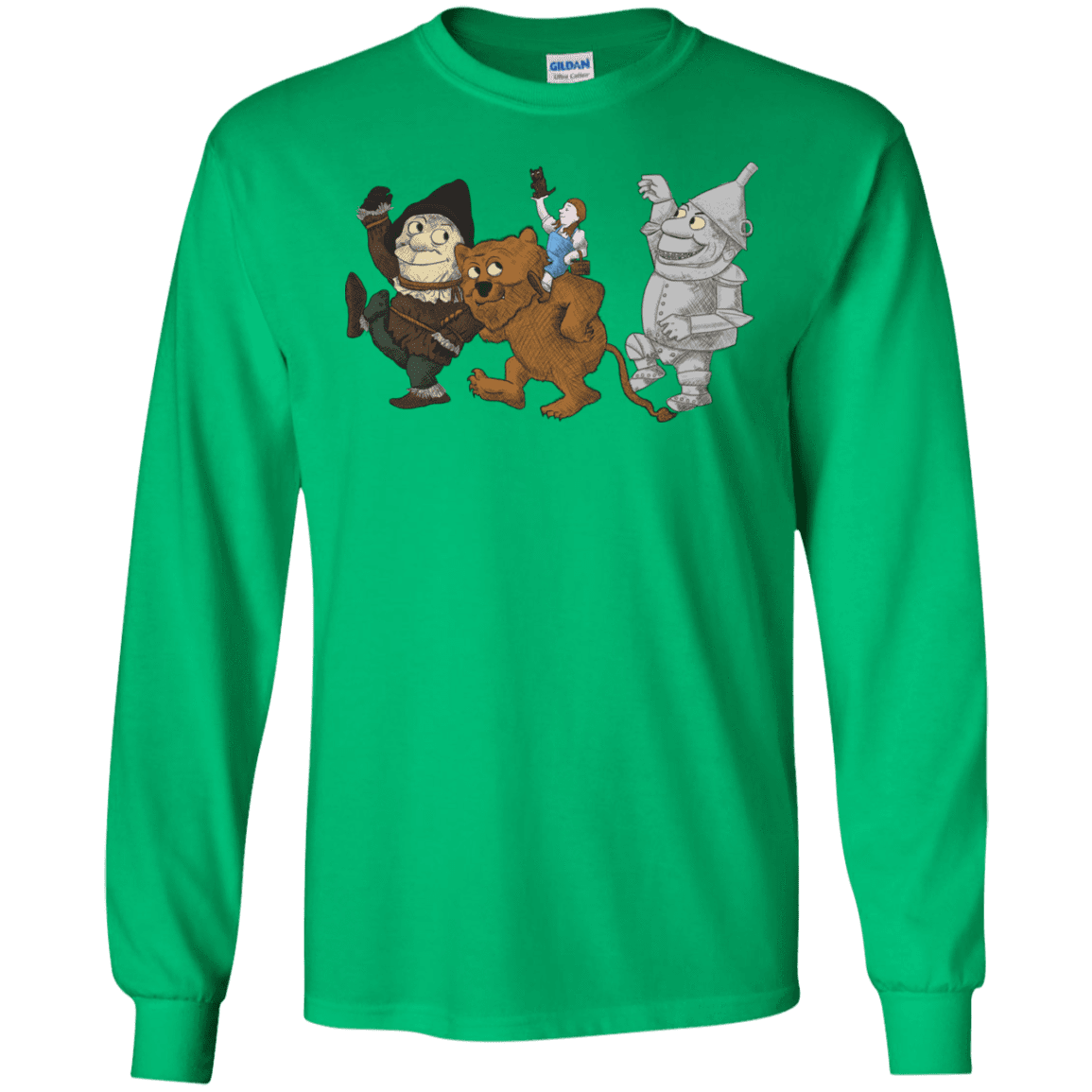 T-Shirts Irish Green / S Where the Friends Things Are Men's Long Sleeve T-Shirt