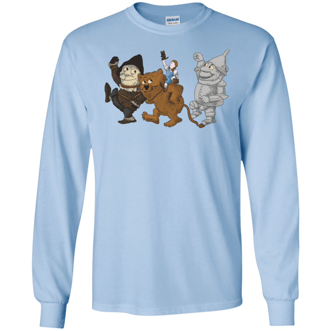 T-Shirts Light Blue / S Where the Friends Things Are Men's Long Sleeve T-Shirt