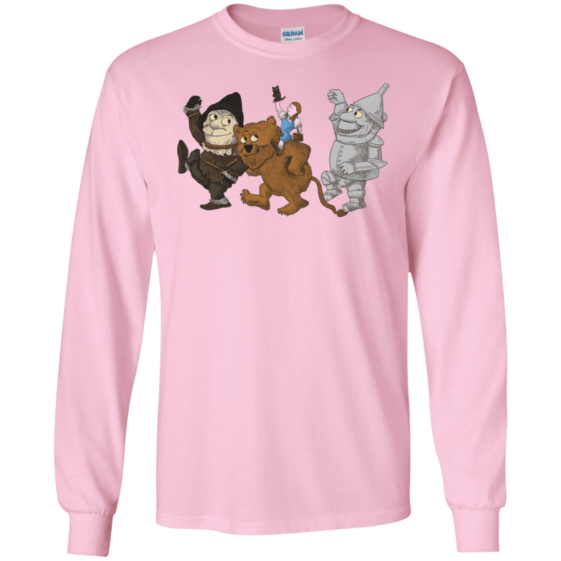 T-Shirts Light Pink / S Where the Friends Things Are Men's Long Sleeve T-Shirt