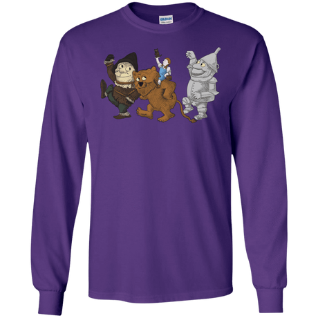 T-Shirts Purple / S Where the Friends Things Are Men's Long Sleeve T-Shirt