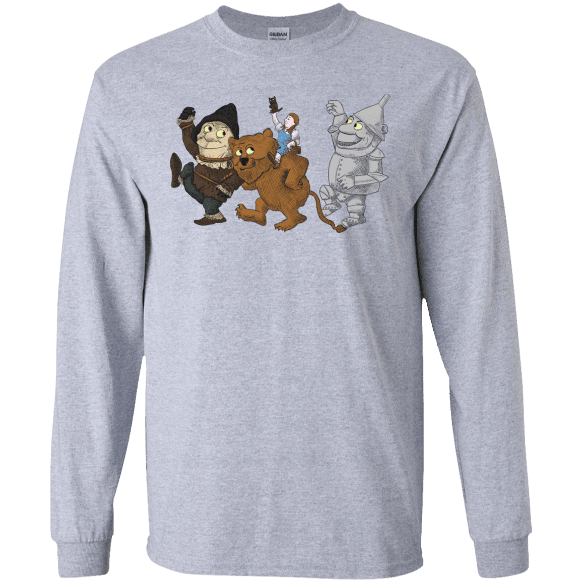 T-Shirts Sport Grey / S Where the Friends Things Are Men's Long Sleeve T-Shirt