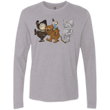 T-Shirts Heather Grey / S Where the Friends Things Are Men's Premium Long Sleeve