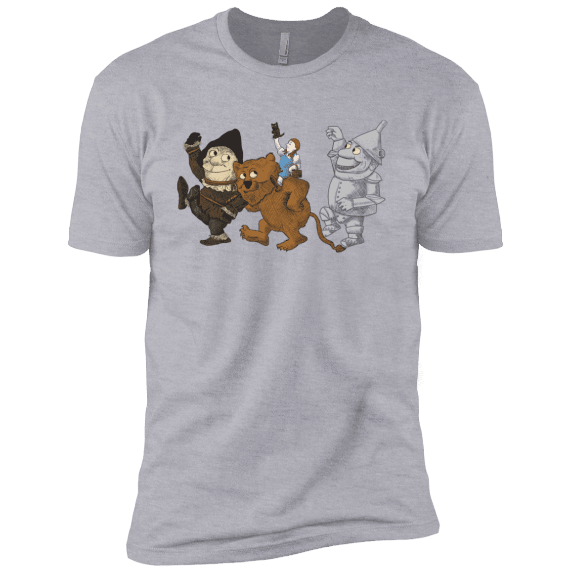 T-Shirts Heather Grey / X-Small Where the Friends Things Are Men's Premium T-Shirt