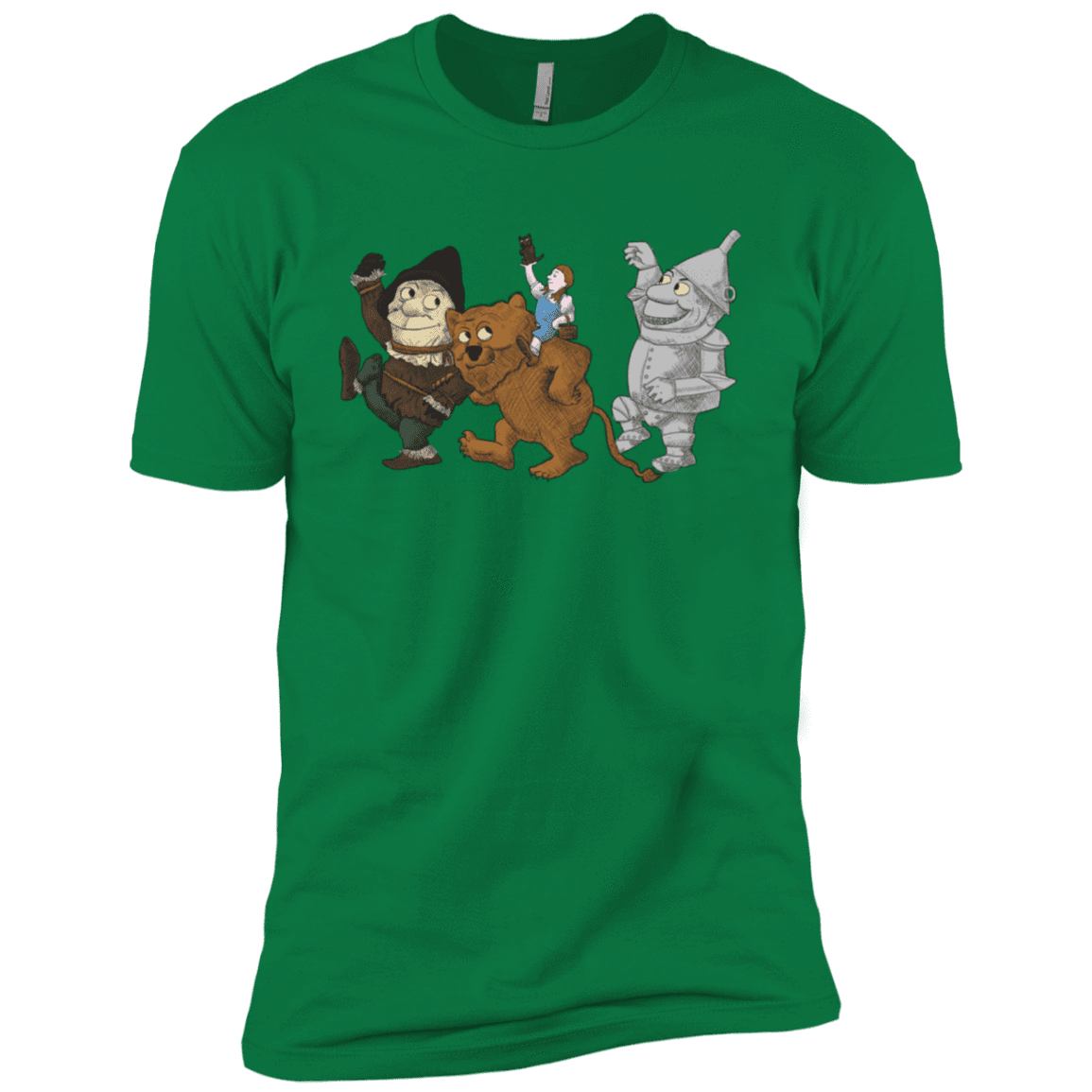 T-Shirts Kelly Green / X-Small Where the Friends Things Are Men's Premium T-Shirt