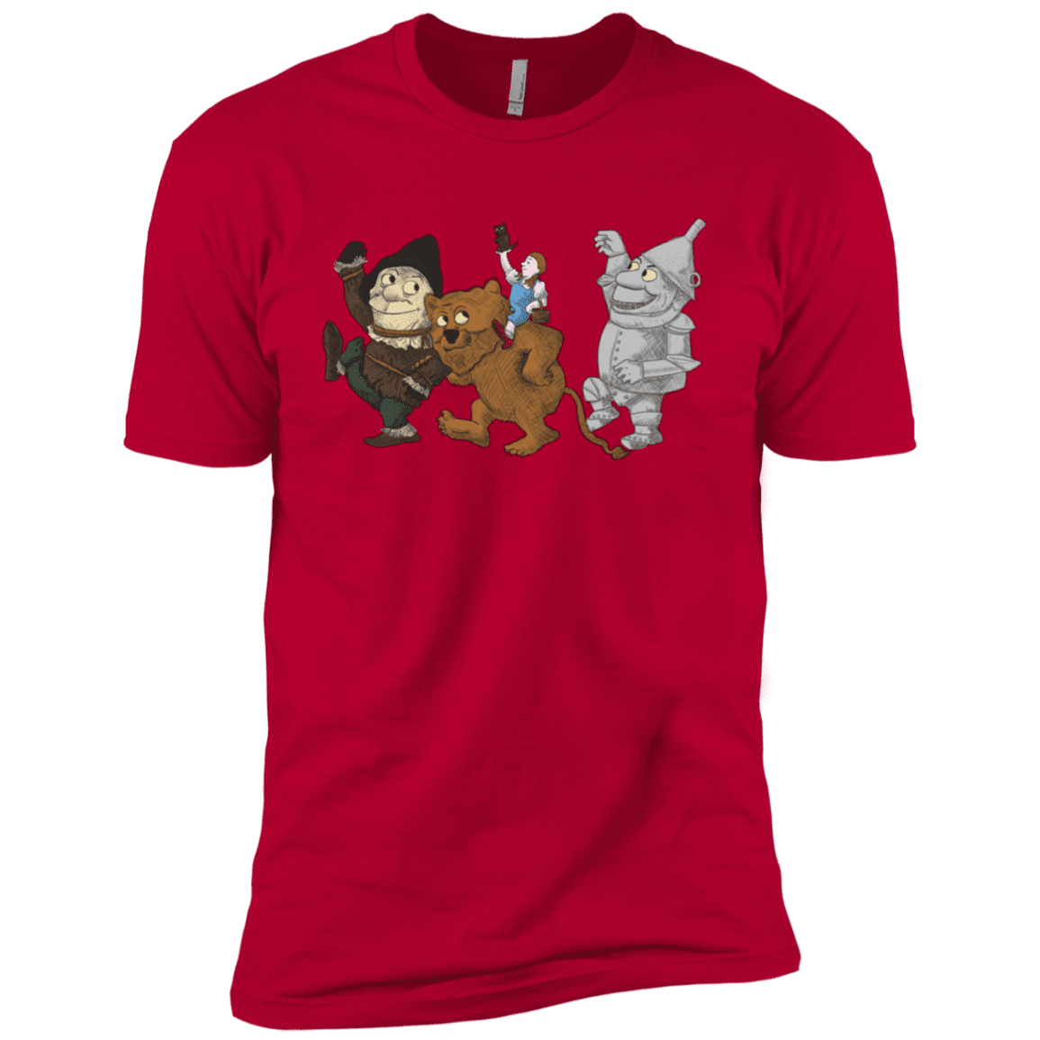 T-Shirts Red / X-Small Where the Friends Things Are Men's Premium T-Shirt