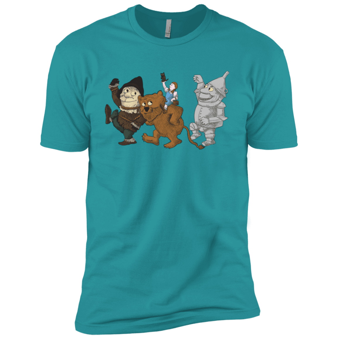 T-Shirts Tahiti Blue / X-Small Where the Friends Things Are Men's Premium T-Shirt