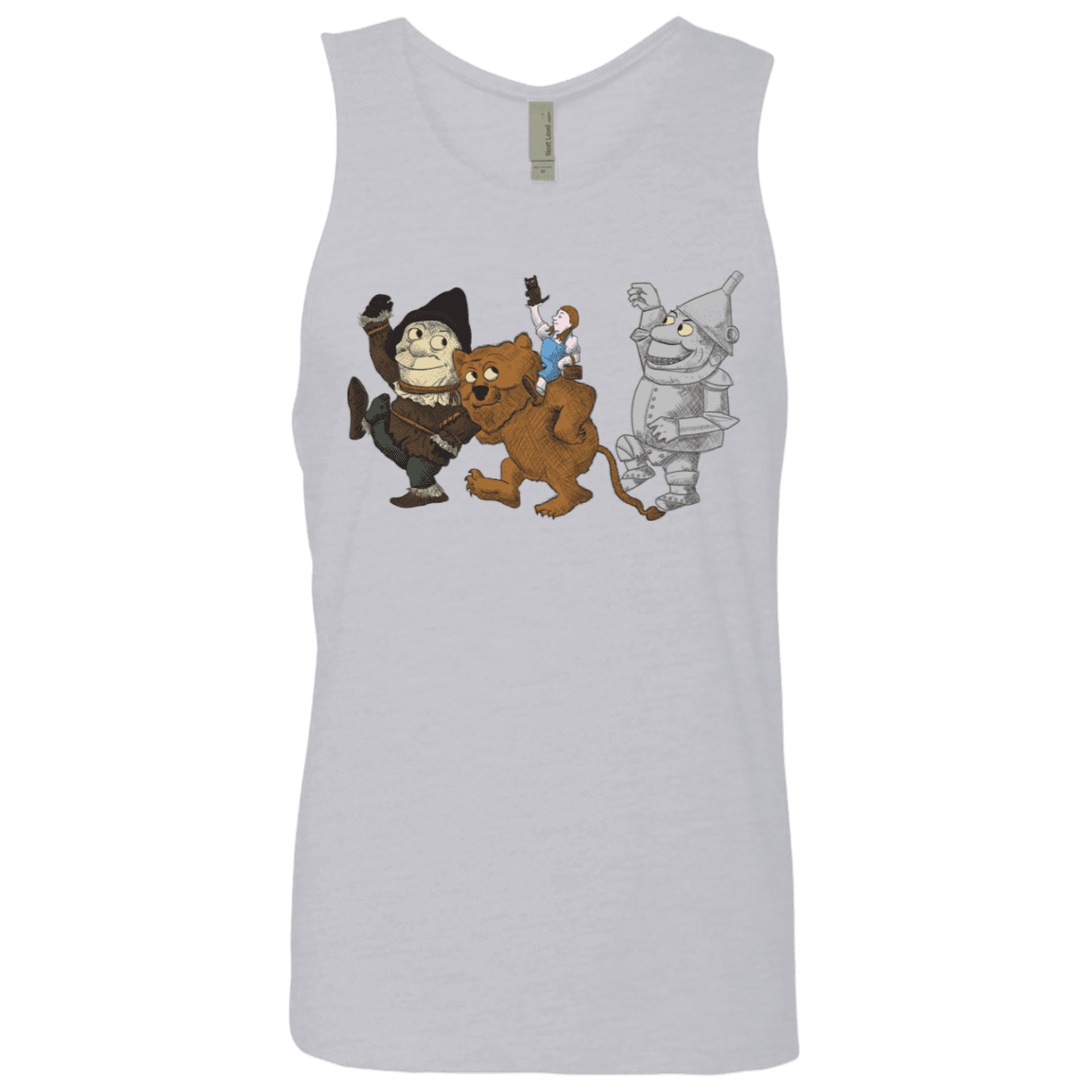 T-Shirts Heather Grey / S Where the Friends Things Are Men's Premium Tank Top