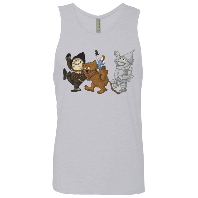 T-Shirts Heather Grey / S Where the Friends Things Are Men's Premium Tank Top