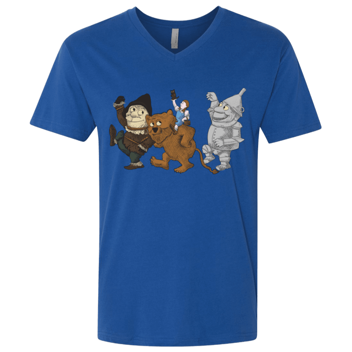 T-Shirts Royal / X-Small Where the Friends Things Are Men's Premium V-Neck