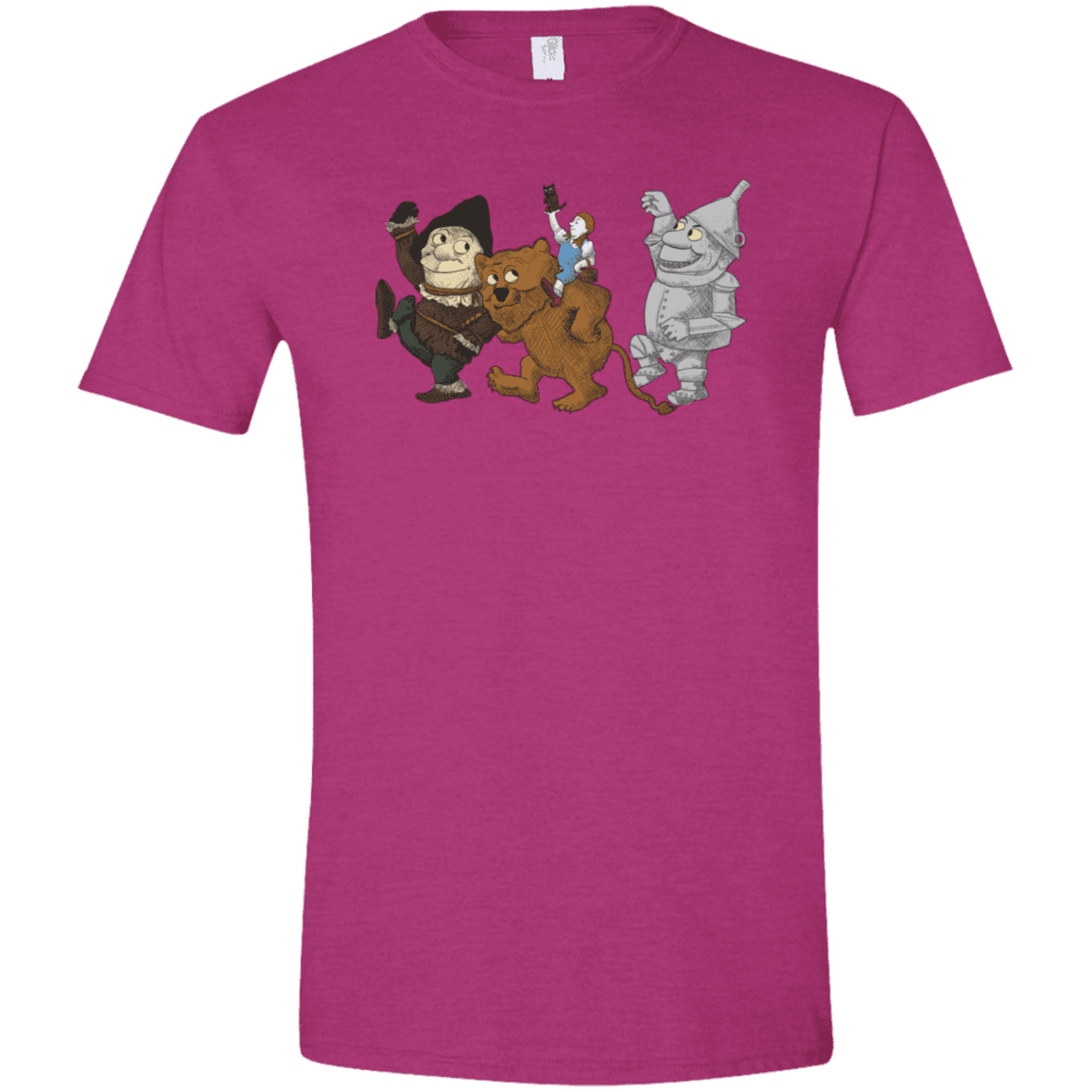 T-Shirts Antique Heliconia / S Where the Friends Things Are Men's Semi-Fitted Softstyle