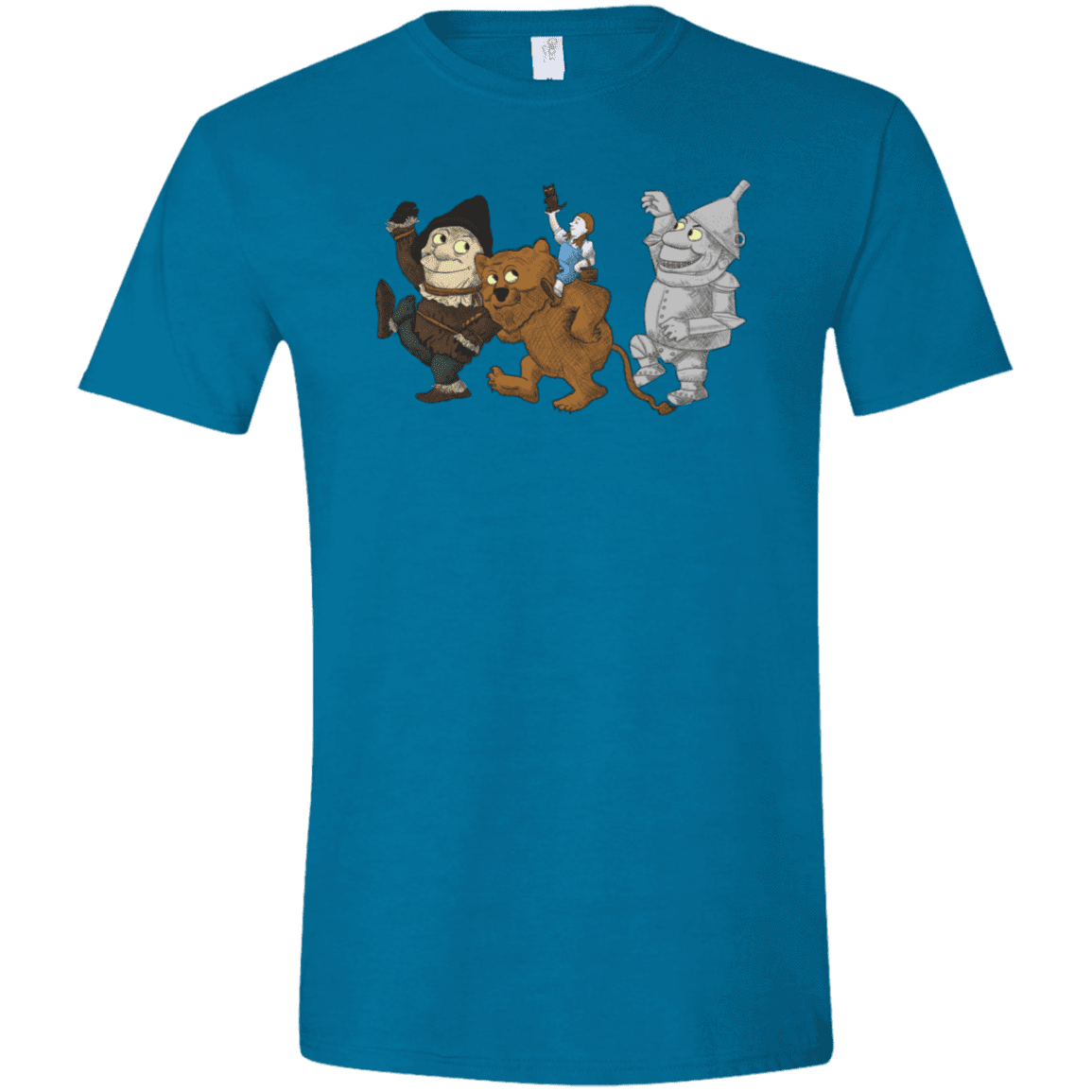 T-Shirts Antique Sapphire / S Where the Friends Things Are Men's Semi-Fitted Softstyle