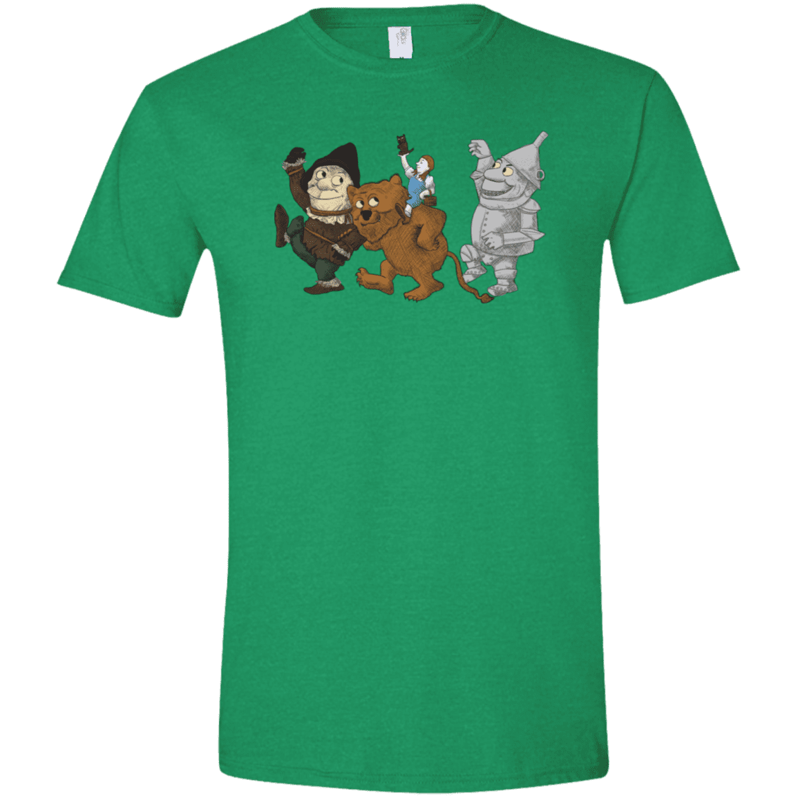T-Shirts Heather Irish Green / M Where the Friends Things Are Men's Semi-Fitted Softstyle