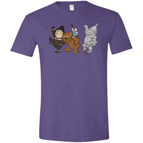 T-Shirts Heather Purple / S Where the Friends Things Are Men's Semi-Fitted Softstyle