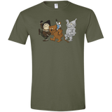 T-Shirts Military Green / S Where the Friends Things Are Men's Semi-Fitted Softstyle