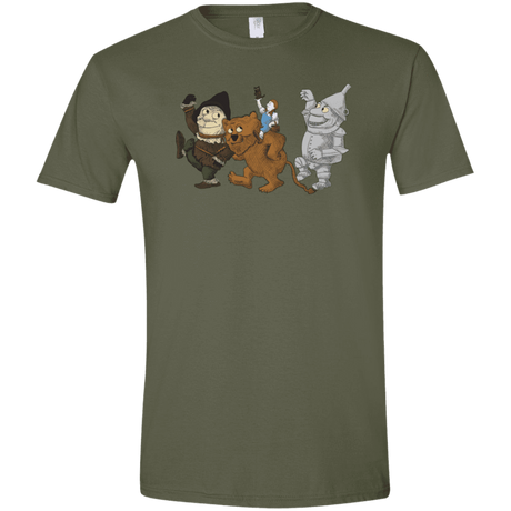 T-Shirts Military Green / S Where the Friends Things Are Men's Semi-Fitted Softstyle