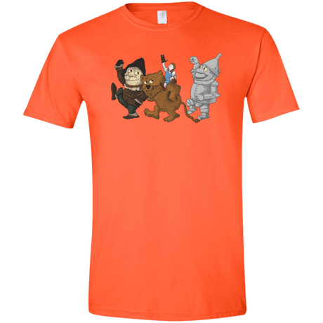 T-Shirts Orange / S Where the Friends Things Are Men's Semi-Fitted Softstyle