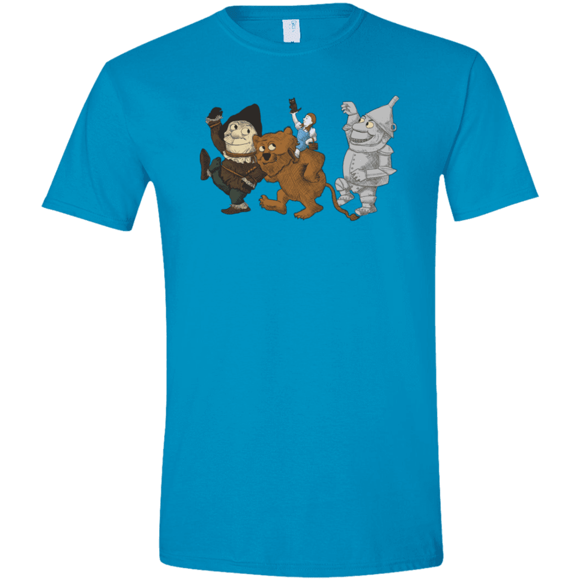 T-Shirts Sapphire / S Where the Friends Things Are Men's Semi-Fitted Softstyle