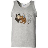 T-Shirts Ash / S Where the Friends Things Are Men's Tank Top