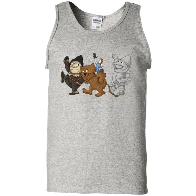 T-Shirts Ash / S Where the Friends Things Are Men's Tank Top