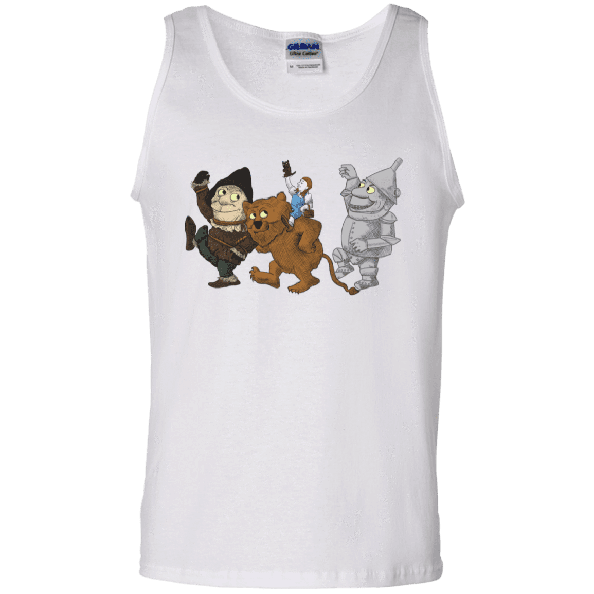 T-Shirts White / S Where the Friends Things Are Men's Tank Top