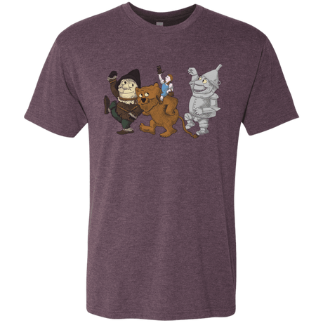 T-Shirts Vintage Purple / S Where the Friends Things Are Men's Triblend T-Shirt