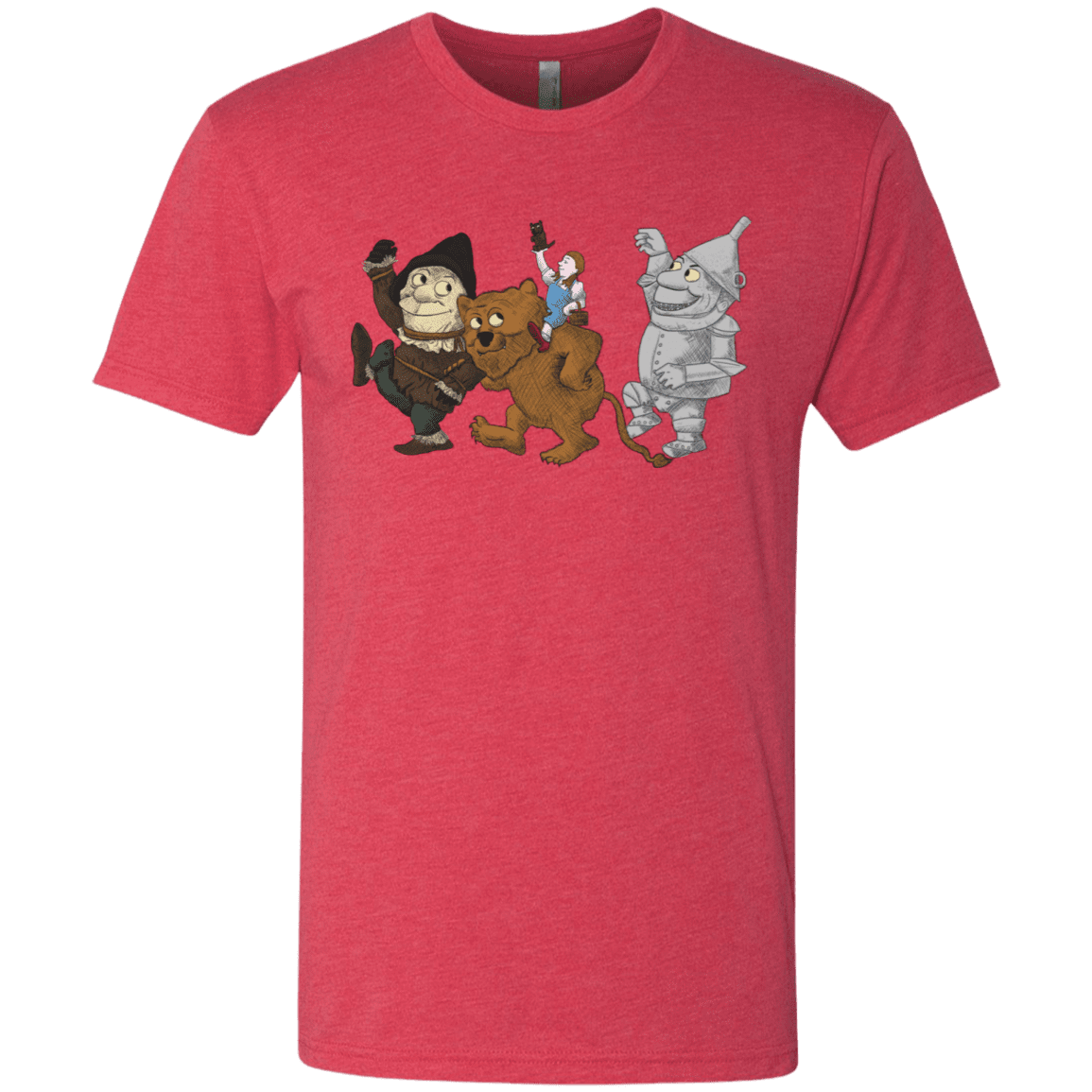 T-Shirts Vintage Red / S Where the Friends Things Are Men's Triblend T-Shirt