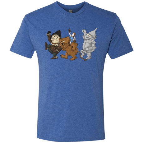 T-Shirts Vintage Royal / S Where the Friends Things Are Men's Triblend T-Shirt