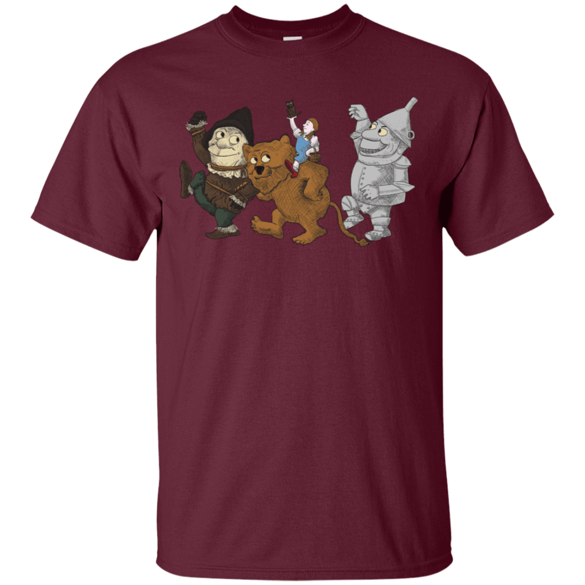 T-Shirts Maroon / S Where the Friends Things Are T-Shirt