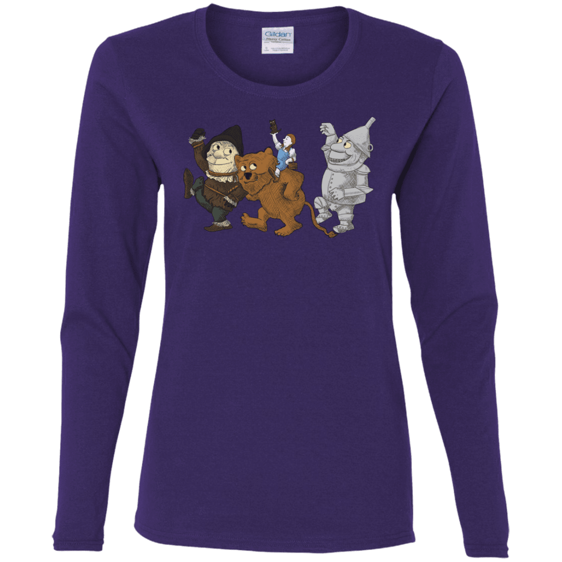 T-Shirts Purple / S Where the Friends Things Are Women's Long Sleeve T-Shirt