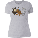 T-Shirts Heather Grey / X-Small Where the Friends Things Are Women's Premium T-Shirt