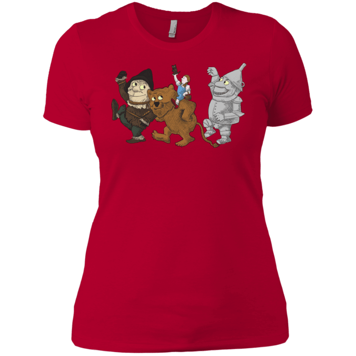 T-Shirts Red / X-Small Where the Friends Things Are Women's Premium T-Shirt