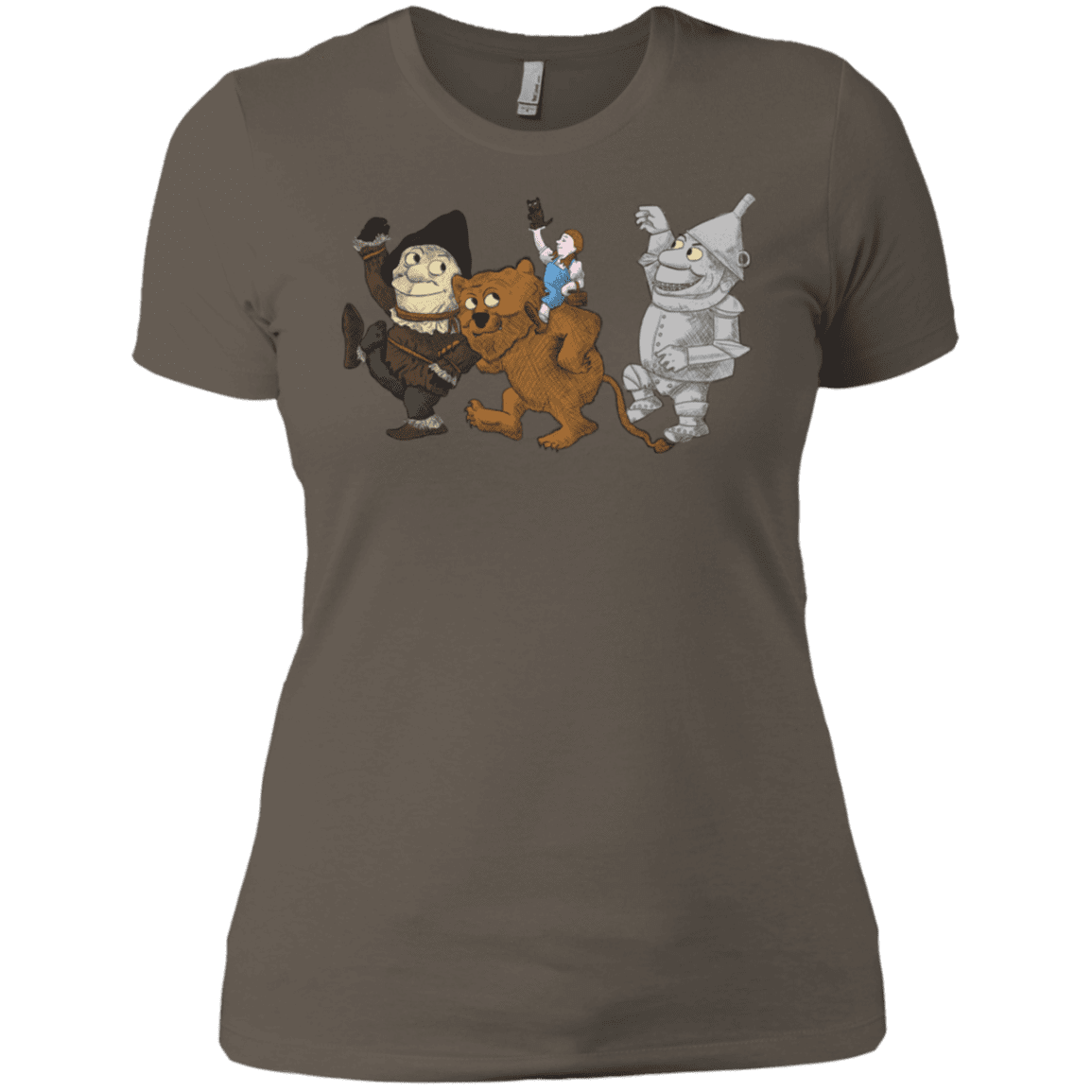 T-Shirts Warm Grey / X-Small Where the Friends Things Are Women's Premium T-Shirt