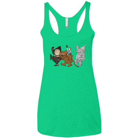 T-Shirts Envy / X-Small Where the Friends Things Are Women's Triblend Racerback Tank