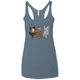 T-Shirts Indigo / X-Small Where the Friends Things Are Women's Triblend Racerback Tank