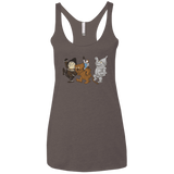 T-Shirts Macchiato / X-Small Where the Friends Things Are Women's Triblend Racerback Tank