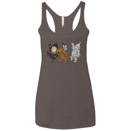T-Shirts Macchiato / X-Small Where the Friends Things Are Women's Triblend Racerback Tank