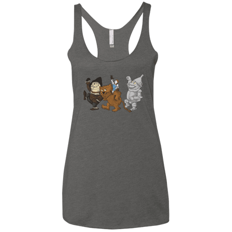 T-Shirts Premium Heather / X-Small Where the Friends Things Are Women's Triblend Racerback Tank