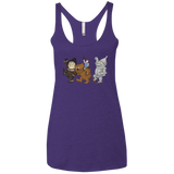T-Shirts Purple Rush / X-Small Where the Friends Things Are Women's Triblend Racerback Tank
