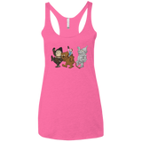T-Shirts Vintage Pink / X-Small Where the Friends Things Are Women's Triblend Racerback Tank