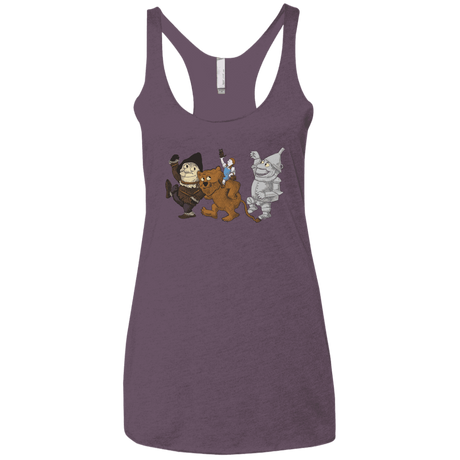 T-Shirts Vintage Purple / X-Small Where the Friends Things Are Women's Triblend Racerback Tank