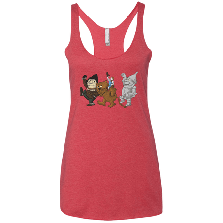 T-Shirts Vintage Red / X-Small Where the Friends Things Are Women's Triblend Racerback Tank