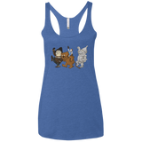 T-Shirts Vintage Royal / X-Small Where the Friends Things Are Women's Triblend Racerback Tank