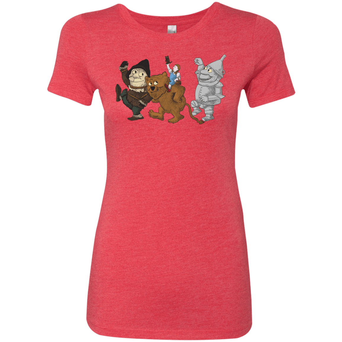 T-Shirts Vintage Red / S Where the Friends Things Are Women's Triblend T-Shirt