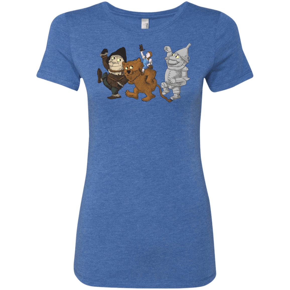 T-Shirts Vintage Royal / S Where the Friends Things Are Women's Triblend T-Shirt