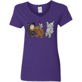 T-Shirts Purple / S Where the Friends Things Are Women's V-Neck T-Shirt