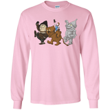 T-Shirts Light Pink / YS Where the Friends Things Are Youth Long Sleeve T-Shirt