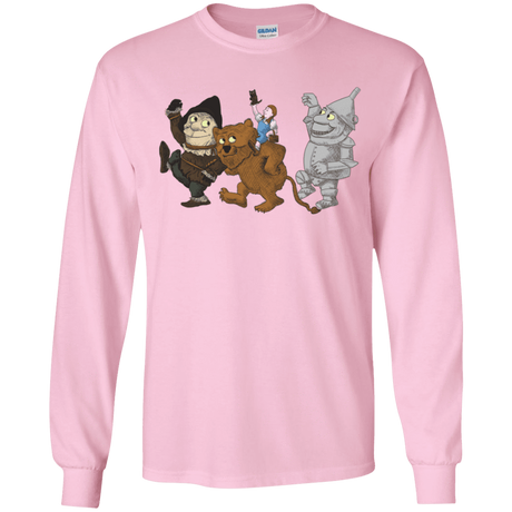 T-Shirts Light Pink / YS Where the Friends Things Are Youth Long Sleeve T-Shirt