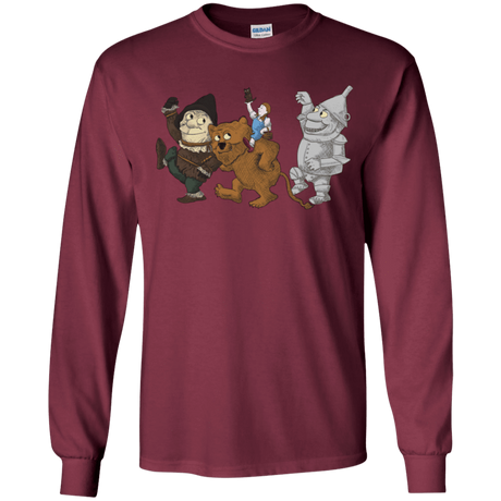 T-Shirts Maroon / YS Where the Friends Things Are Youth Long Sleeve T-Shirt