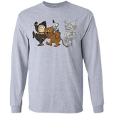 T-Shirts Sport Grey / YS Where the Friends Things Are Youth Long Sleeve T-Shirt